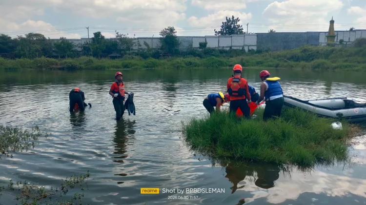 Diduga Terpeleset saat Memancing, Bocah 8 Tahun  Tenggelam di Sleman