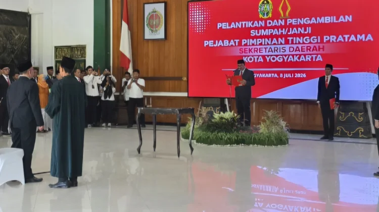 Sah! Budi Santosa Asrori Resmi Jabat Sekda Kota Yogyakarta