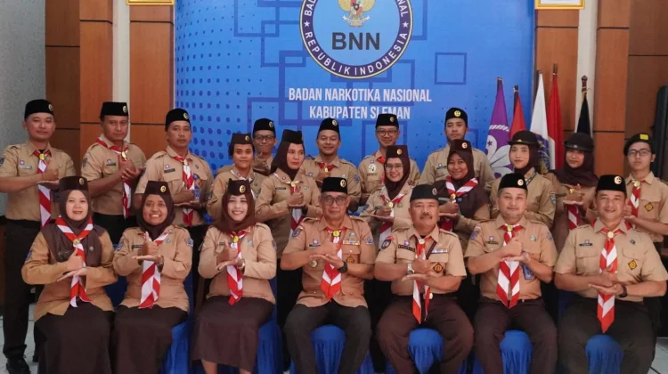 BNNK Sleman Aktif Libatkan Pramuka Cegah Penyalahgunaan Narkoba
