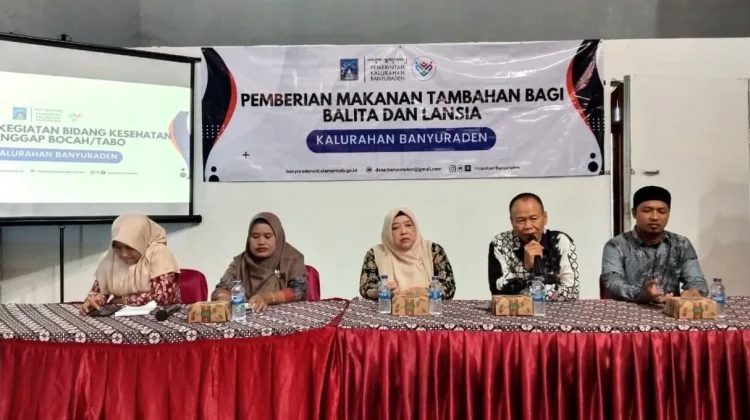 Makanan  Tambahan Bagi Balita dan Lansia di Banyuraden