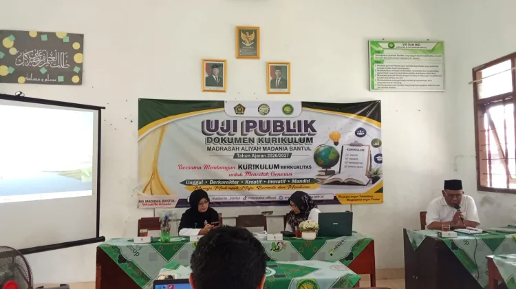 MA Madania Perkuat Komitmen Mutu Pendidikan Madrasah lewat Uji Publik Kurikulum