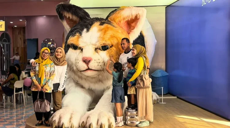 Blue Butter Palagan Hadirkan Kafe Ikon Kucing Raksasa