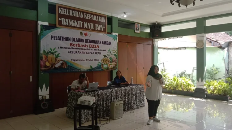 Kuatkan Ketahanan Pangan, Warga Keparakan Diedukasi Pembuatan Olahan Pangan B2SA