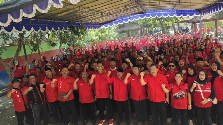DPC PDI Perjuangan Kota Yogyakarta Lantik Pengurus Ranting, Baguna, TMP & Bamusi