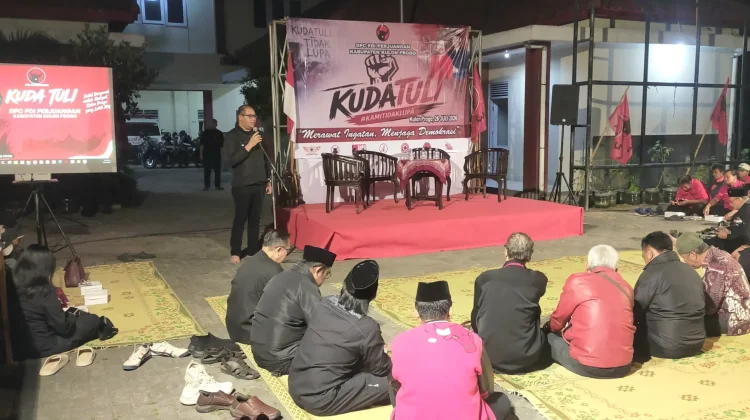 Jaga Demokrasi, PDIP Kulon Progo Gelar Malam Renungan Kuda Tuli