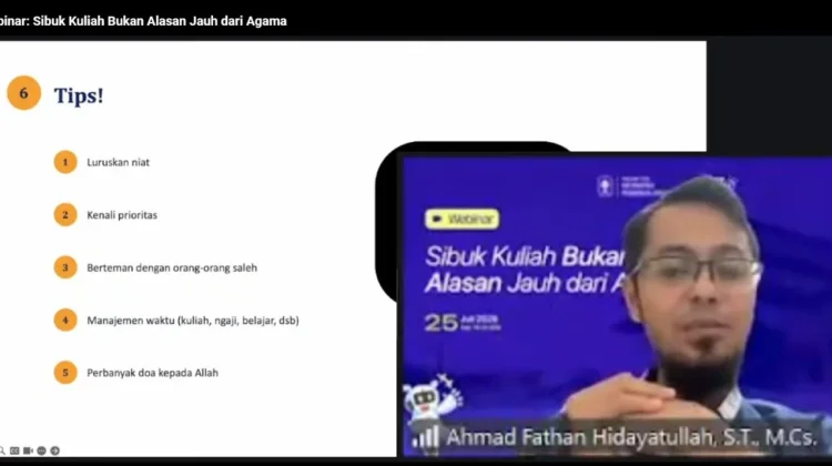 Dosen UII: Kuliah dan Peningkatan Ibadah Harus Berjalan Seimbang
