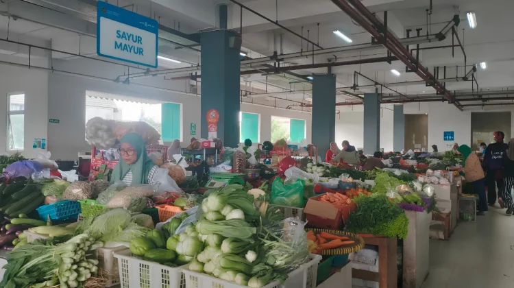 Efek Kemarau, Harga Sayur di Pasar Prawirotaman Naik dan Turun Drastis