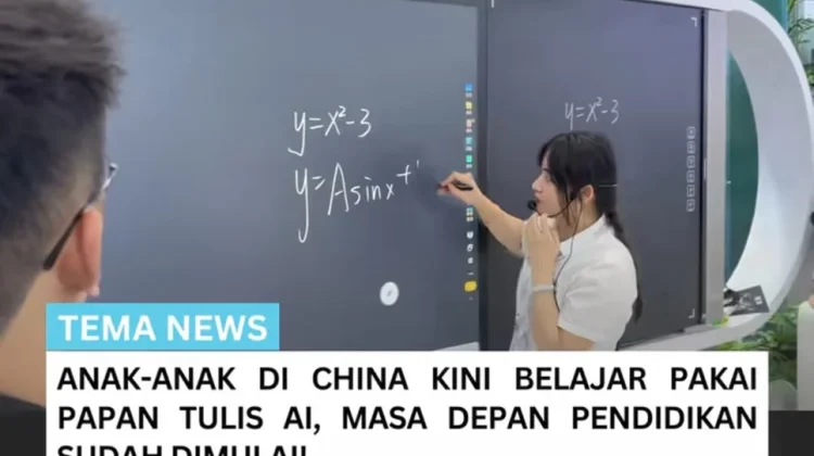 Papan Tulis AI Ubah Pengalaman Belajar Siswa di Sekolah Modern