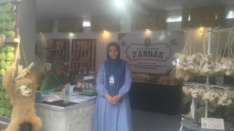 Kerajinan Serabut Kelapa Bantul Laris Manis di Bantul Creative Expo 2026