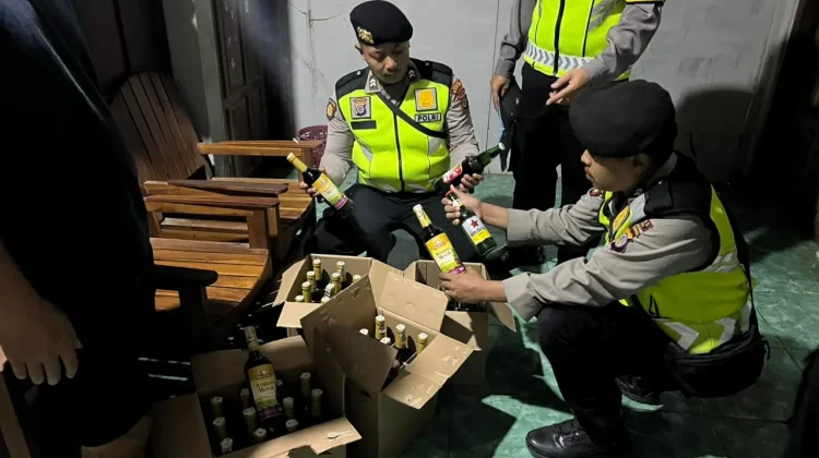 Kembali, Polres Bantul Sita 479 Botol Miras Ilegal dalam Sepekan