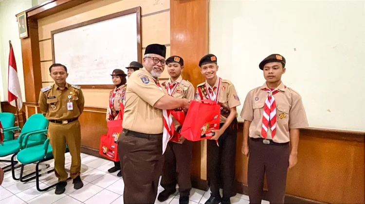 Bupati Gunungkidul Lepas 34 Pramuka ke Jambore Nasional 2026