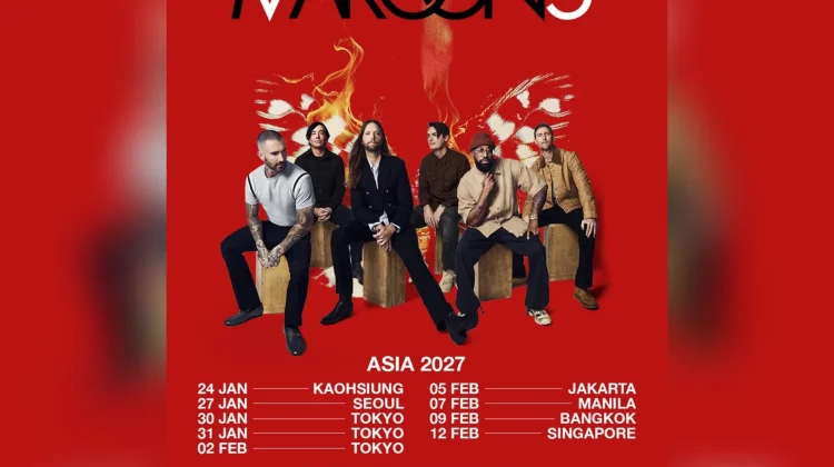 Maroon 5 Gelar Konser di Jakarta pada Februari 2027