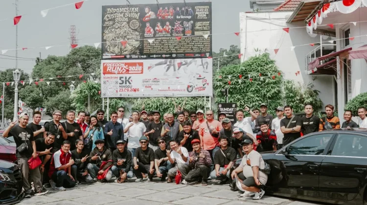 Sebanyak 65 komunitas motor dan mobil dari Yogyakarta dan sekitarnya memeriahkan
