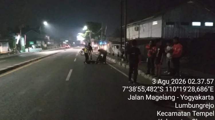 Kecelakaan Tunggal di Tempel Sleman, Pemotor Honda CRF Meninggal Dunia