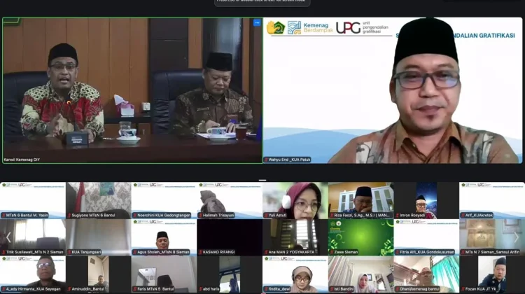 Kepala Kemenag DIY Ingatkan Pentingnya Pelaporan Gratifikasi