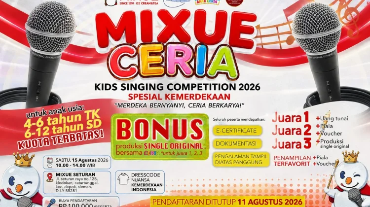 Mixue Gelar Lomba Menyanyi Anak Sambut Kemerdekaan Indonesia Ke-81