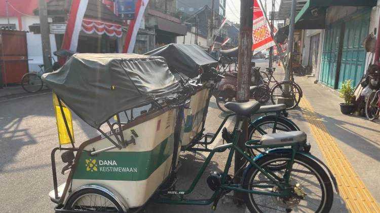 Becak Listrik Yogyakarta Nyaman dan Andal, Perawatan Rutin Jadi Kunci