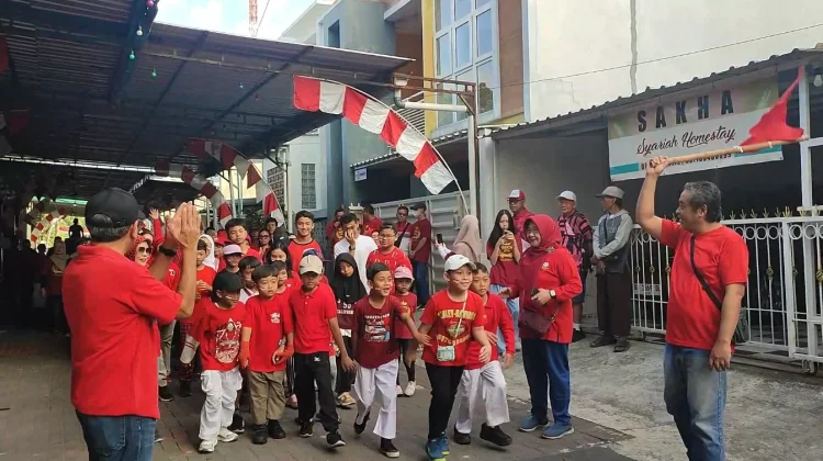 Dari Langkah Kaki hingga Indonesia Raya, Warga Seturan Rayakan Kemerdekaan