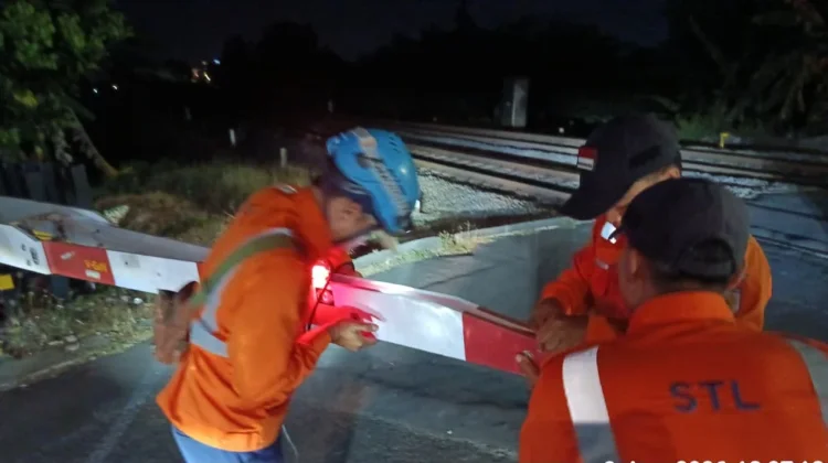 Perusak Palang Pintu Kereta di Sleman Dilaporkan ke Polisi