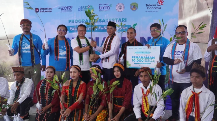 TelkomGroup Tanam 20 Ribu Mangrove, Tumbuhkan Ketahanan Ekosistem Pesisir