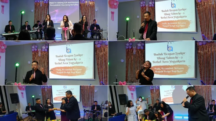 HUT ke-2 Bethel Area Jogja Usung Tema Pulih dan Berdampak bagi Kota