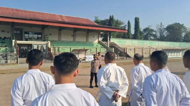 Tingkatkan Kesiapsiagaan, Personel Polresta Sleman Gelar Latihan Beladiri