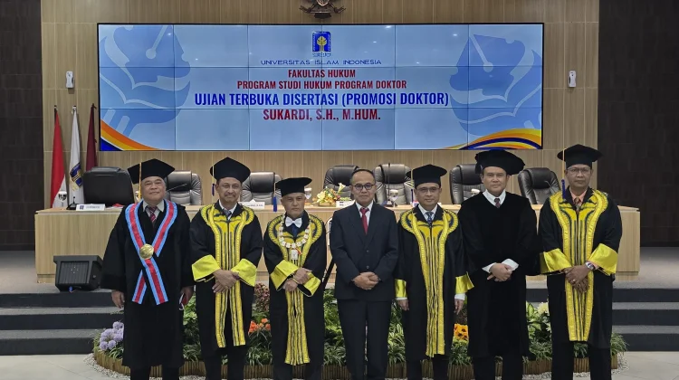 Raih Doktor UII, Sukardi Gagas Model Pembuktian Korupsi Kolektif