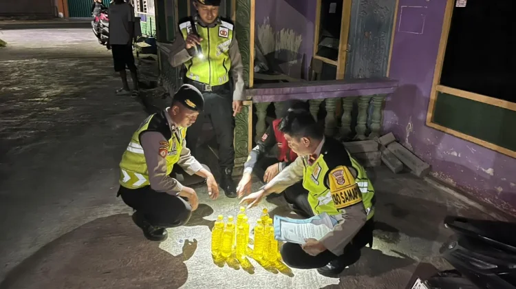 Razia di Sebelas Titik, Polres Bantul Amankan Ratusan Botol Miras Ilegal