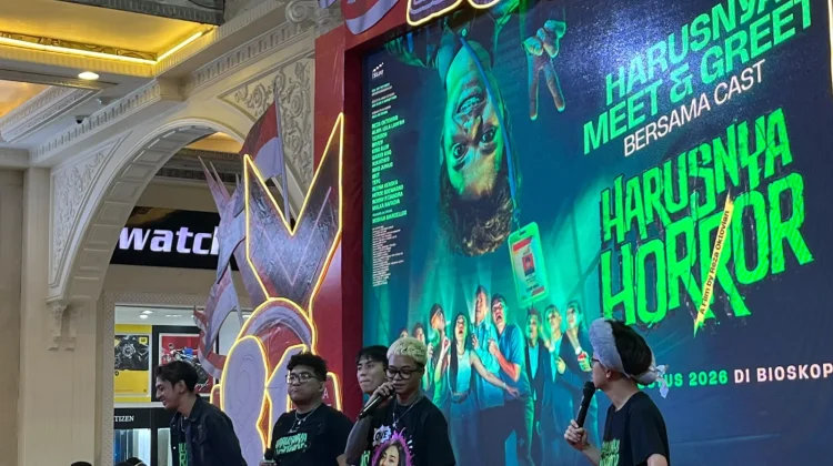 Film Harusnya Horror Laris Manis, Reza Arap Sapa Penggemar di Yogyakarta