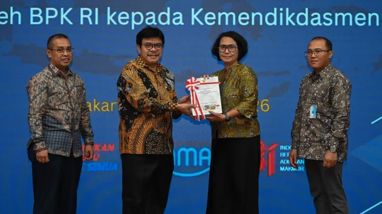 Kemendikdasmen Raih Opini WTP dari BPK RI