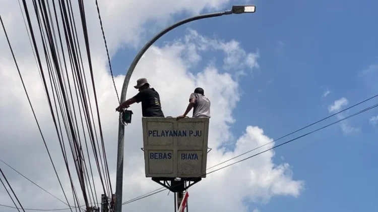 Hindari Lakalantas, Pemkab Sleman Perbaiki Penerangan Jalan Umum
