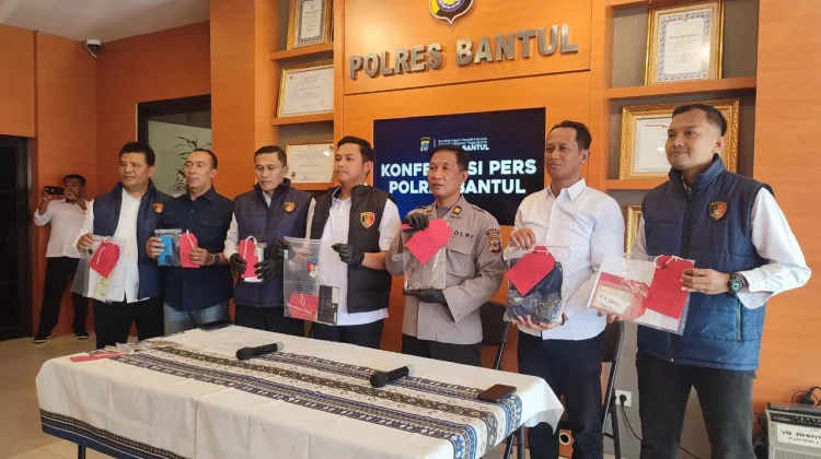 Sepanjang Operasi Curanmor Progo 2026, Polres Bantul Amankan 11 Pelaku dan 4 Motor