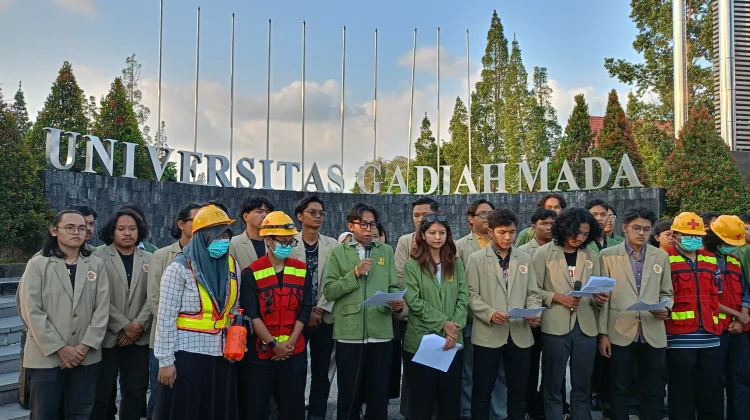 Dari Bundaran UGM, Mahasiswa Tuntut Keadilan bagi Korban Unjuk Rasa 1 September