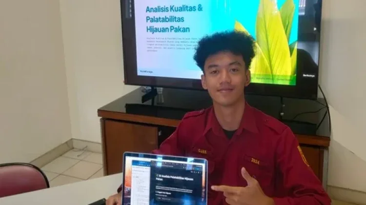 Mahasiswa UGM Ciptakan Aplikasi AI Pengukur Kesukaan Pakan Ternak