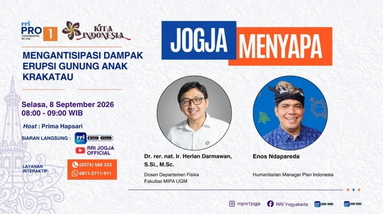 Akademisi UGM Imbau Masyarakat Waspadai Bahaya Abu Anak Krakatau