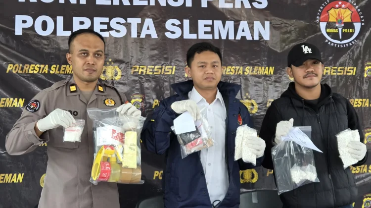 Belajar dari Telegram, Pembuat dan Pengedar Narkotika di Sleman di Ringkus Polisi