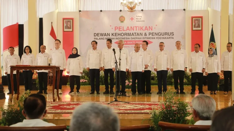 Ketua Umum PMI Jusuf Kalla Lantik Pengurus PMI DIY Masa Bakti 2026–2031