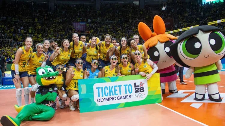Tim Voli Putri Brasil Amankan Tiket Olimpiade Los Angeles 2028