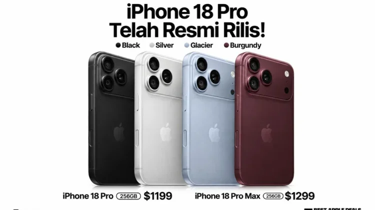 Apple Resmi Rilis iPhone 18 Pro dengan Chip A20 Pro