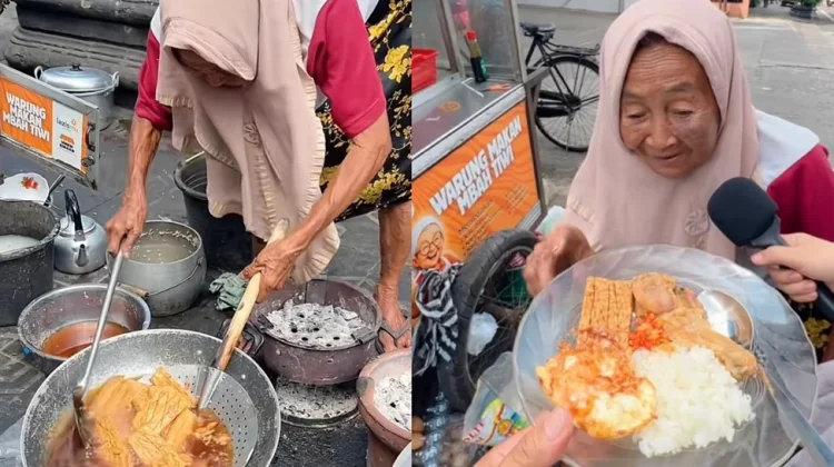 Mbah Tiwi Tetap Berjualan di Usia 76 Tahun