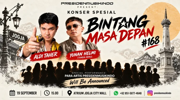 Konser Bintang Masa Depan 168 Hadir Meriahkan Yogyakarta