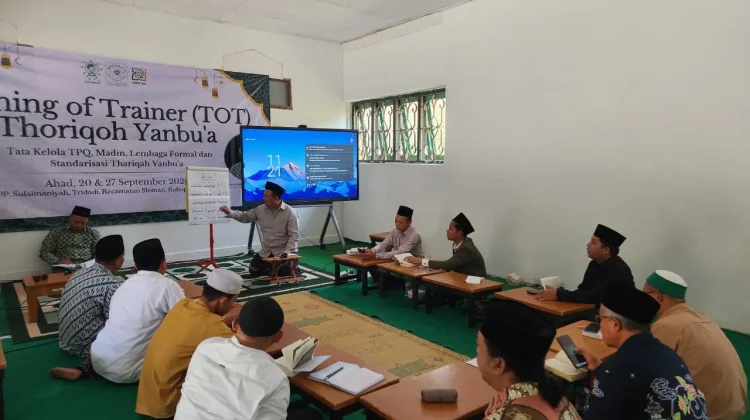 LMY Sleman Gelar TOT Thoriqoh Yanbu’a, Perkuat Tata Kelola Pendidikan Alquran