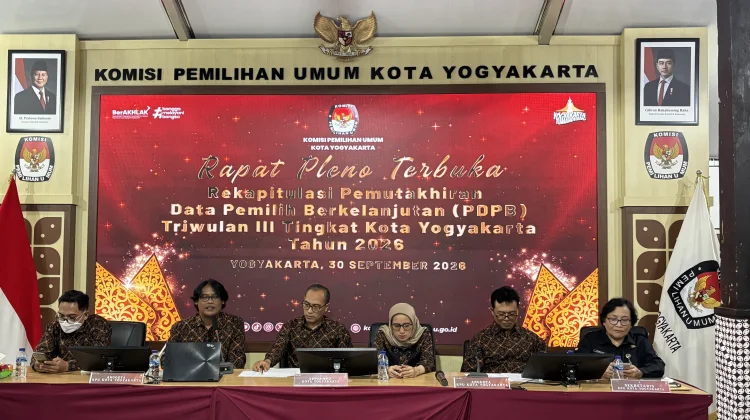 PDPB Triwulan III, KPU Kota Yogyakarta Catat 327.763 Pemilih