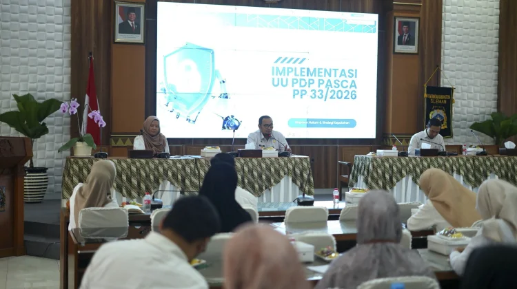 Febri Dorong Pelindungan Data Pribadi dalam Berbagi Pakai DTSEN di Sleman