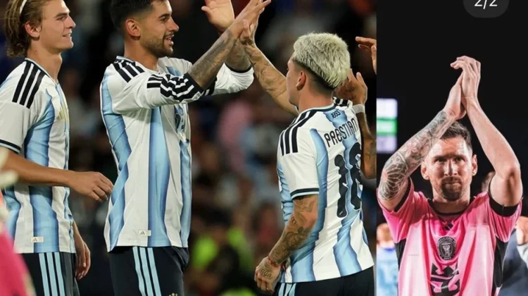 Argentina Menang Telak, Era Baru tanpa Messi Dimulai