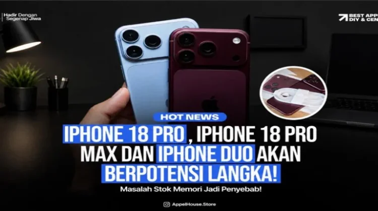 Stok Memori Terbatas, iPhone 18 Berpotensi Langka