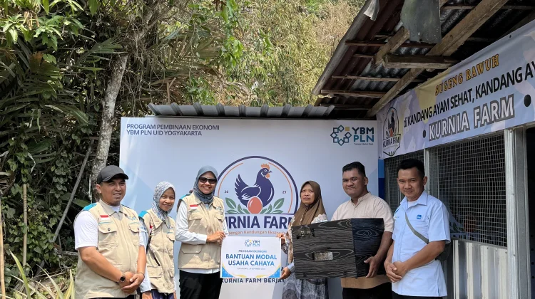 PLN UP3 Sleman dan YBM PLN Salurkan Bantuan Modal Usaha UMKM