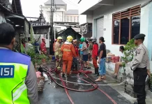 Diduga Korsleting Listrik, Rumah di Sleman Dilahap Api