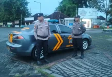 Jaga Kondusivitas Selama Puasa, Polsek Sewon Intensifkan Patroli Subuh