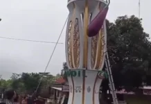 Diterpa Angin Kencang, Ikon Tugu Terong Dlingo Miring